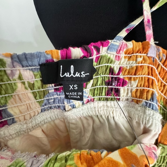 Lulus Paradise Perfect Cream Floral Tie-Strap Wide-Leg Jumpsuit - Picture 14 of 16